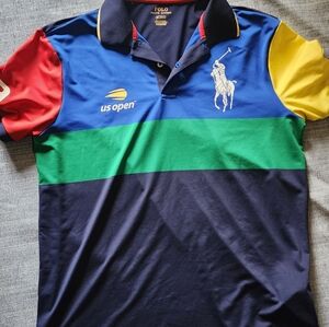 Polo Ralph Lauren Golf Shirt BIG PONY Short Sleeve A6 Big Polo Navy MEDIUM